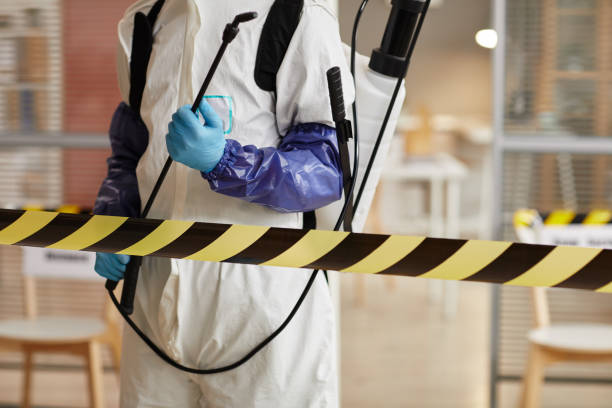 Professional Blood Cleanup technician working in Marion, WI